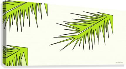 Green fish Canvas Print