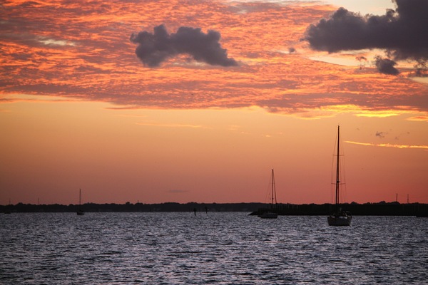 Water Sunset Print