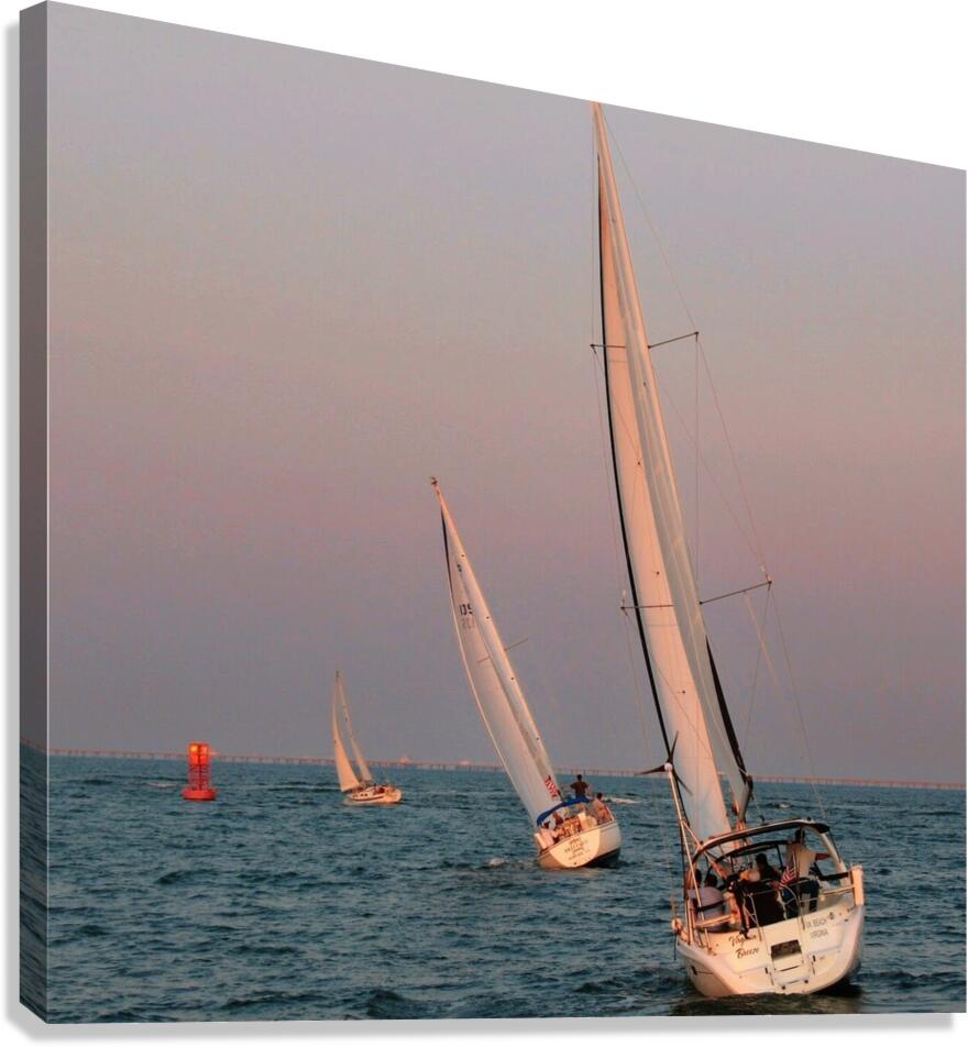 Buoy Chase Canvas Print