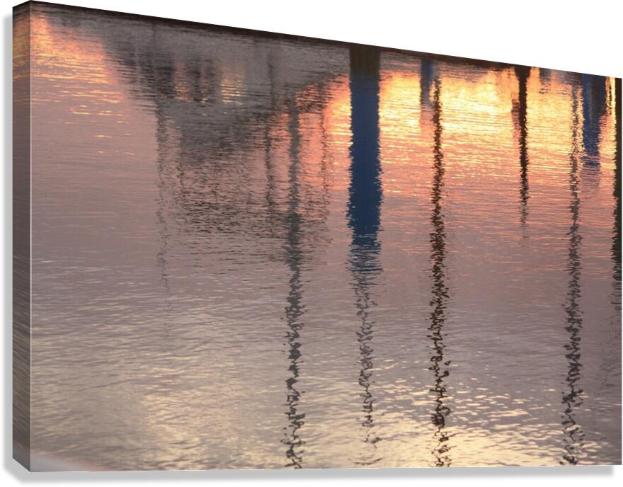 Boat Reflection Canvas Print