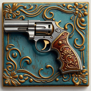 Gilded Revolver