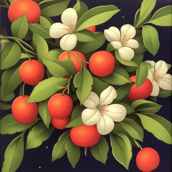 Night Orchard Print
