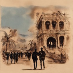Sepia Promenade