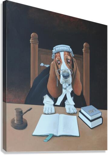 Judge Canvas Print