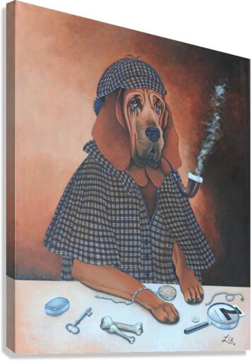 Sherlock Canvas Print