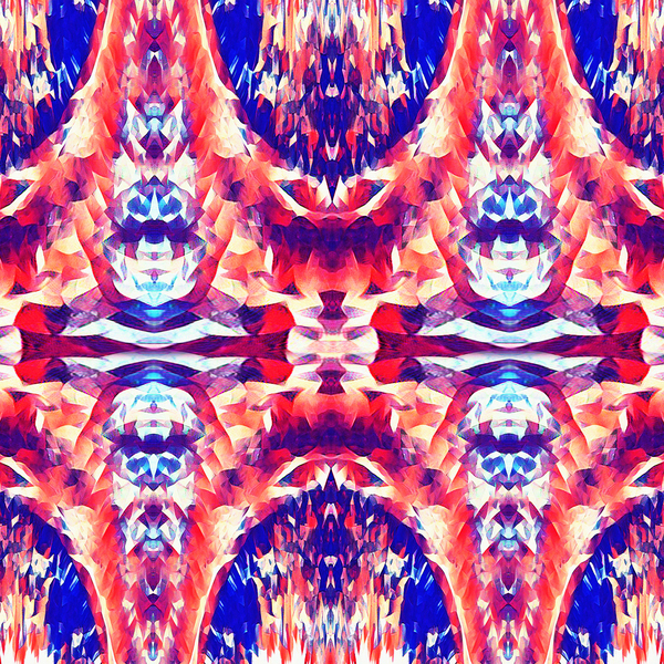 Abstract pattern effect Print