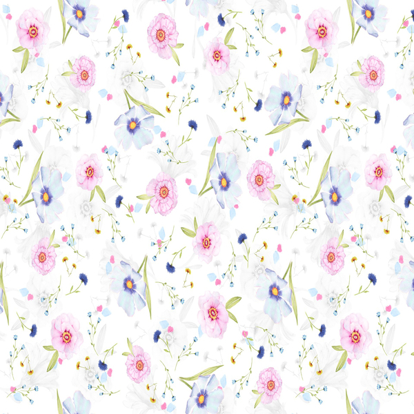 Pattern Flowers Print