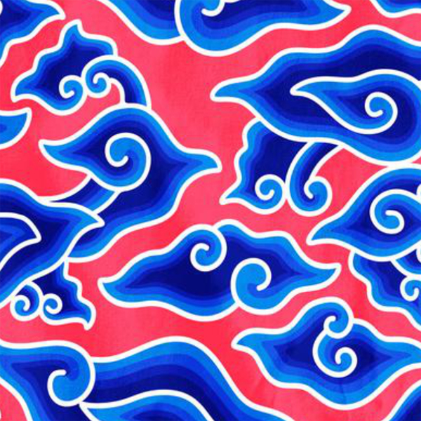 batik megamendung Print