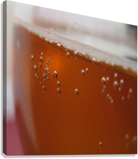 bubble beer Canvas Print