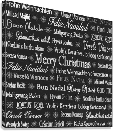Abstract Advent Backdrop Canvas Print
