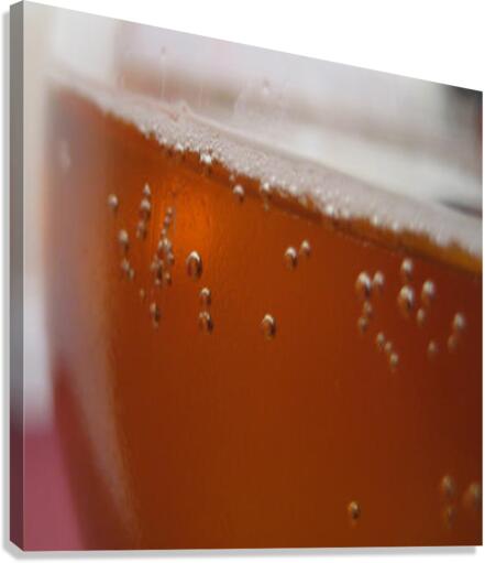 bubble beer Canvas Print