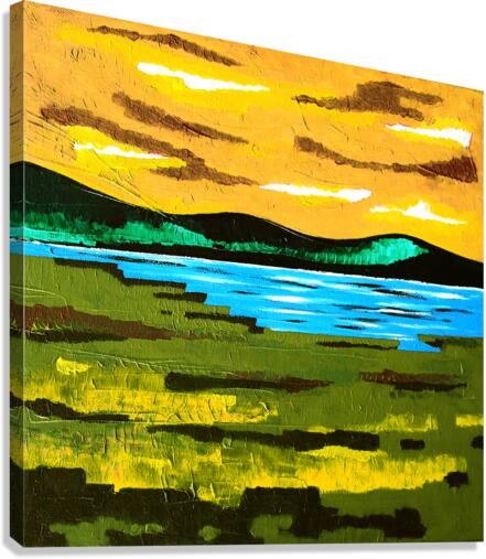 Blue Lake Canvas Print