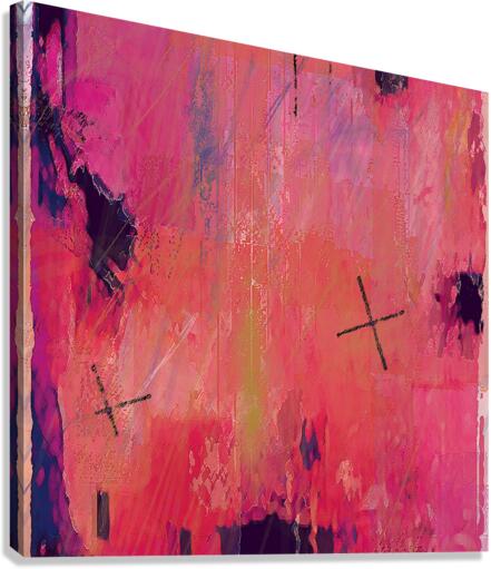 Red Cross Background Canvas Print