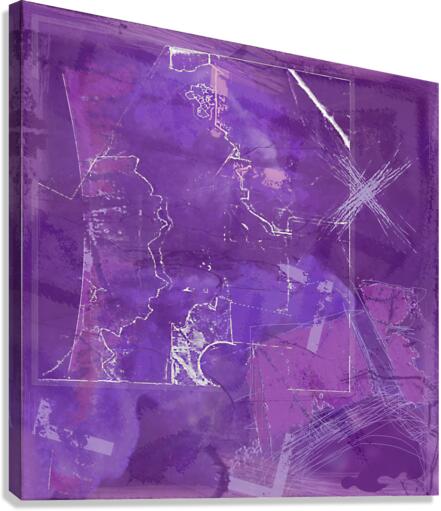 Mono Violet Canvas Print