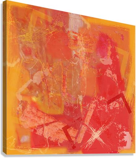 Mono Orange Canvas Print