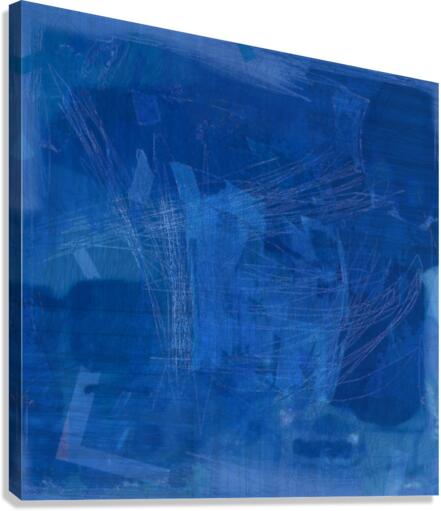 Mono Blue Canvas Print