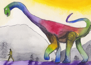 Rainbow Dinosaur