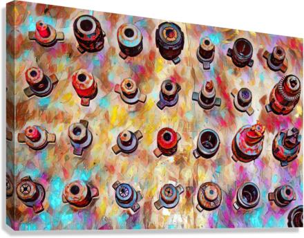 Colorful Tools Canvas Print