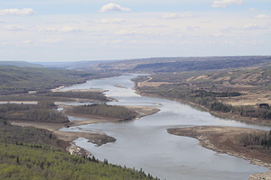 Peace River in Northern Alberta