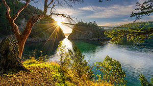 Sunrise at Deception Pass
