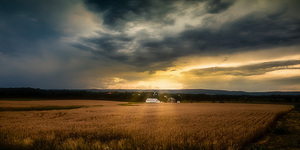 Farmland Sunset