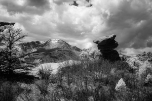 Monochromatic Majesty: A Dual Journey through the Garden of the Gods