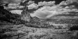 Trail to Majesty: Stormy Peaks at Garden of the Gods