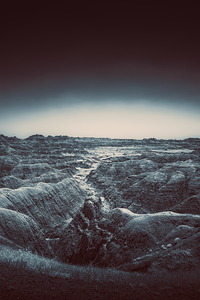 Shadows of the Earth: The Enchanting White River in Badlands