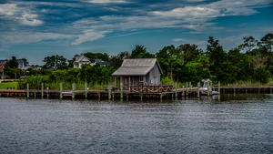 Whispers in Time: A Manteo Fishing Shed