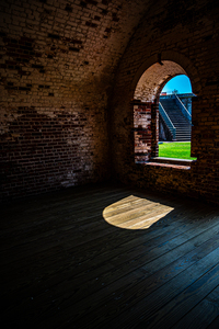 A Glimpse Through Time: Fort Macon Window