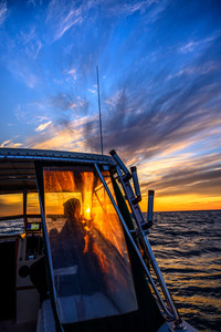 Golden Horizons: A Birthday Boat Ride with Wet Net Charters