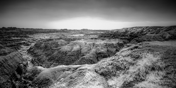 Shadows of the Earth: Echoes of the Badlands White River Print