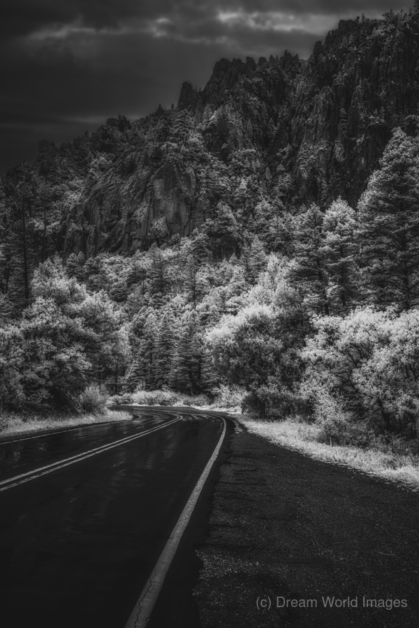 Shadowed Path to Tranquil Peaks by Dream World Images Wall Art