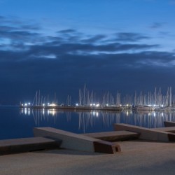 Blue Pre Dawn Marina