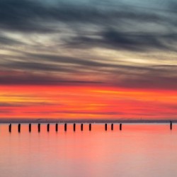 Striking Sunset at Clifton Springs