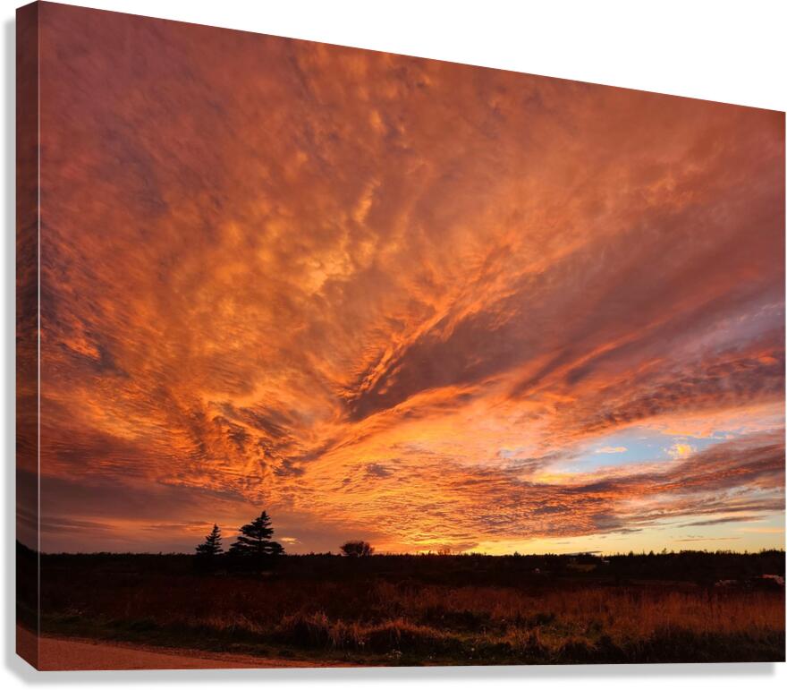 Sienna Sunset Canvas Print