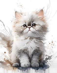 Seal Point Persian Kitten
