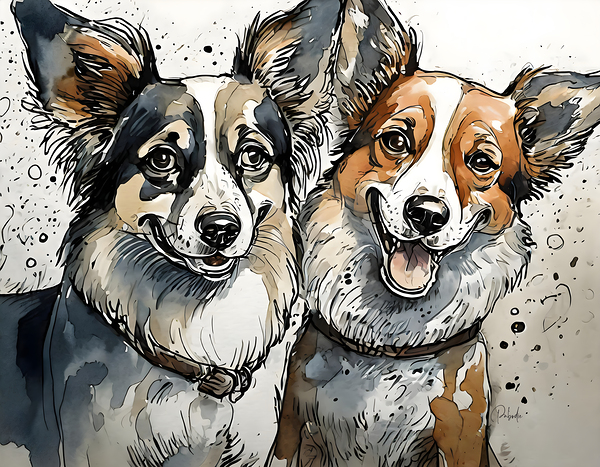 Barking Besties Print