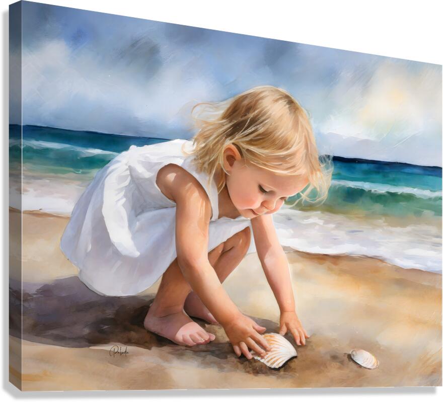 Beach Treasure Canvas Print
