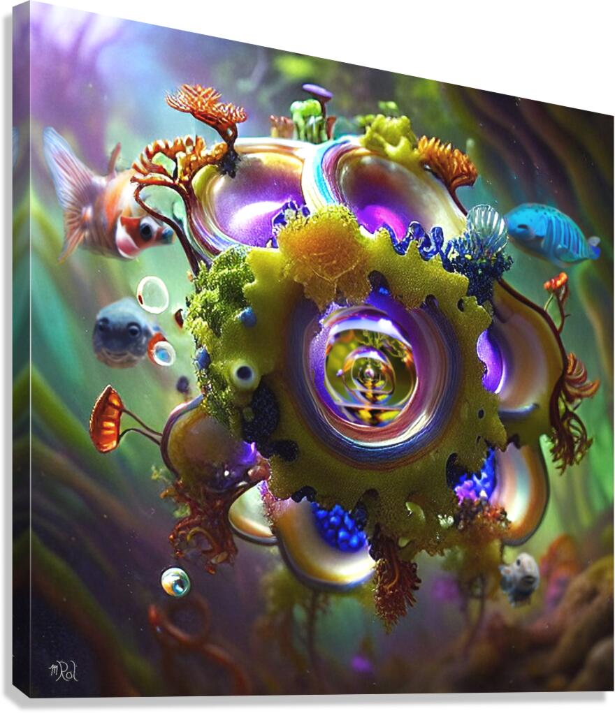 Party Down Below Canvas Print