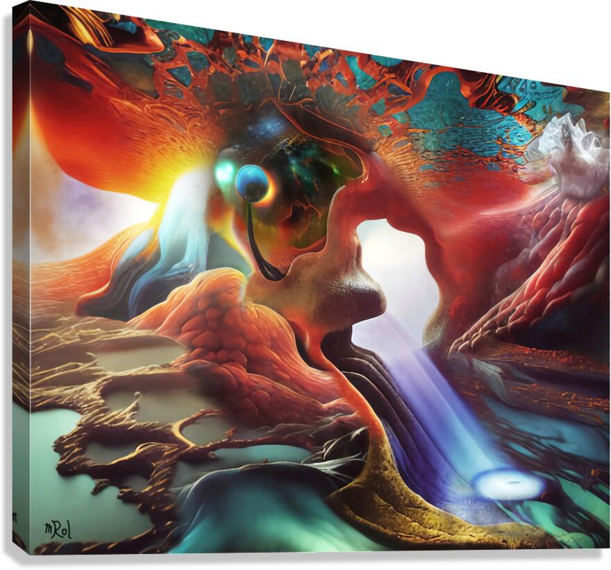 Primordial Illumination Canvas Print