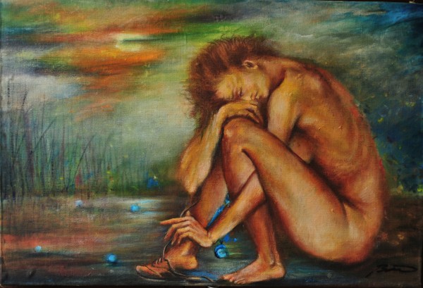 alone...43x64cm Print