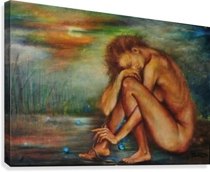 alone...43x64cm Canvas Print