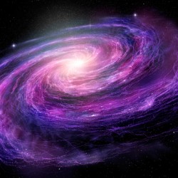 Spiral Galaxy in deep spcae 3D illustration