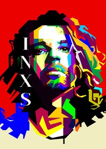 Michael Hutchence INXS Pop Art WPAP