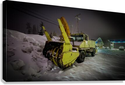 Snowblower Canvas Print