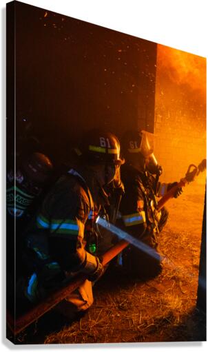 Firefighter  Canvas Print