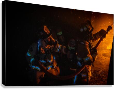 Firefighter  Canvas Print