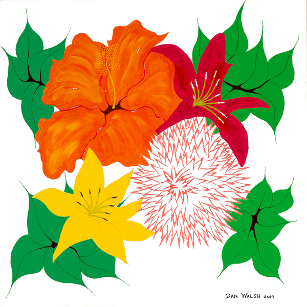 Dahlias in Seattle    Print