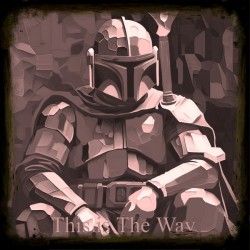 Black and White Mando